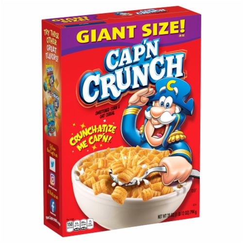 Cap'n Crunch's Giant Size Cereal Perspective: back