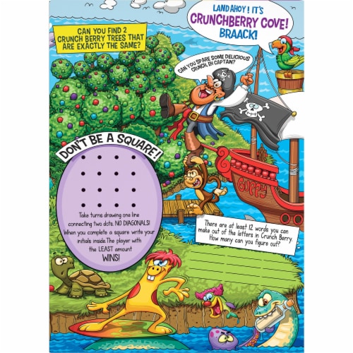 Cap'N Crunch Breakfast Cereal Crunchberries® Flavor Corn & Oat Cereal Perspective: back