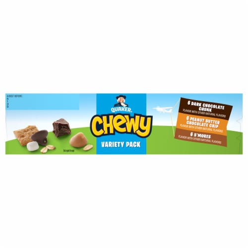 Quaker Chewy® Camping Granola Bars Variety Pack Perspective: back