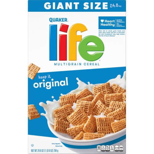Quaker® Original Life® Giant Size Cereal Perspective: back