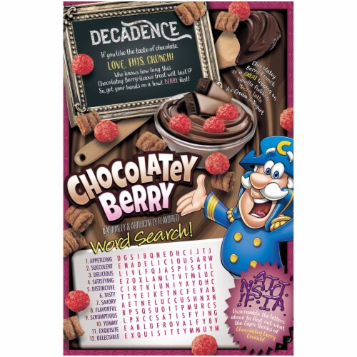 Cap'N Crunch Chocolate Berry Cap'n Crunch Breakfast Cereal Perspective: back