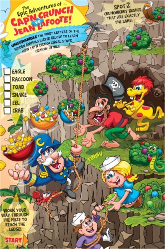 Cap'n Crunch's® Crunch Berries® Cereal Perspective: back