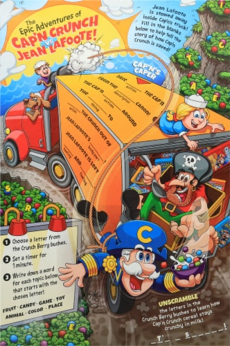 Cap'n Crunch's Oops All Berries® Cereal Perspective: back