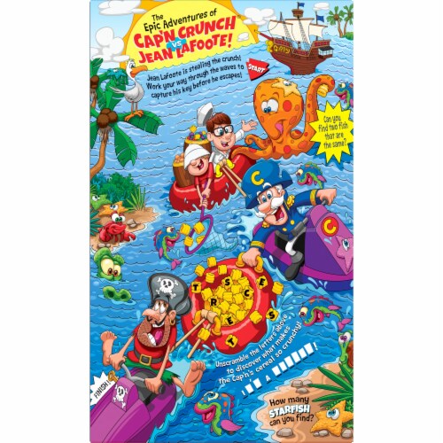 Cap'n Crunch Sweetened Corn & Oat Cereal Perspective: back