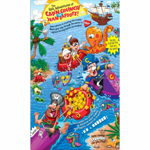 Cap'n Crunch Sweetened Corn & Oat Cereal Perspective: back