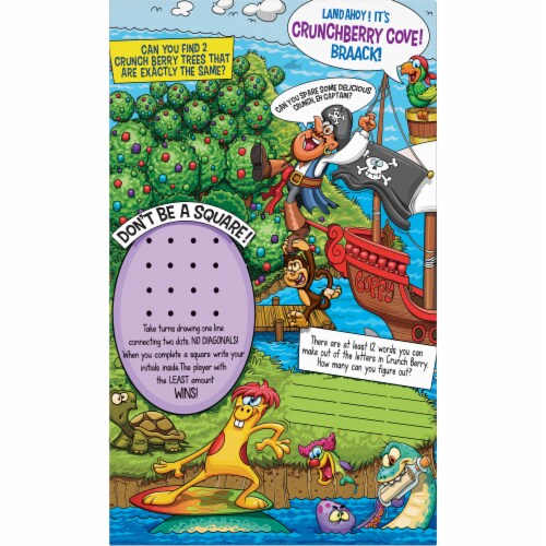 Cap'n Crunch Sweetened Corn & Oat Cereal Crunch Berries Perspective: back