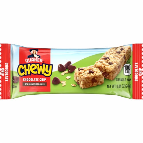 Quaker Chewy® Chocolate Chip Granola Bars Perspective: back