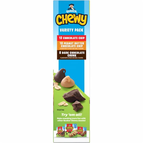 Quaker Chewy® Granola Bars Variety Pack Perspective: back