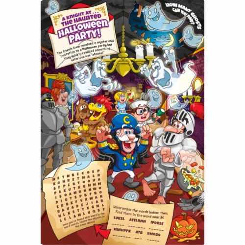 Cap'N Crunch Halloween Crunch Cereal Perspective: back