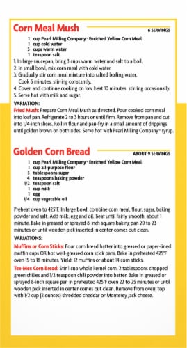 Pearl Milling Company™ Yellow Corn Meal Perspective: back