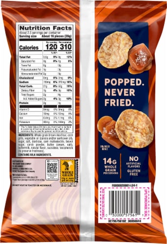 Quaker® Salted Caramel Rice Thins Perspective: back