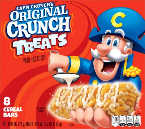 Cap'N Crunch Cereal Bars Perspective: back