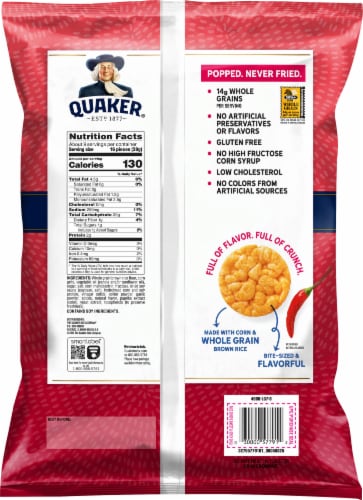 Quaker® Rice Cakes Sweet Chili Perspective: back