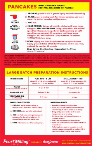 Pearl Milling Company™ Buttermilk Complete Pancake & Waffle Mix Perspective: back