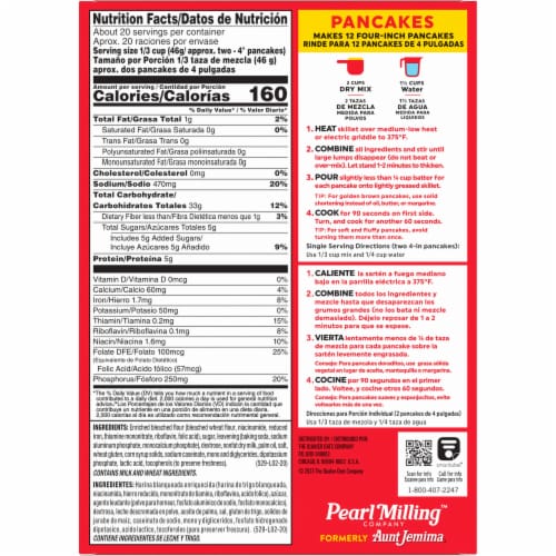 Pearl Milling Company™ Complete Original Pancake & Waffle Mix Perspective: back