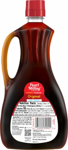Pearl Milling Company Original Lite Syrup Perspective: back