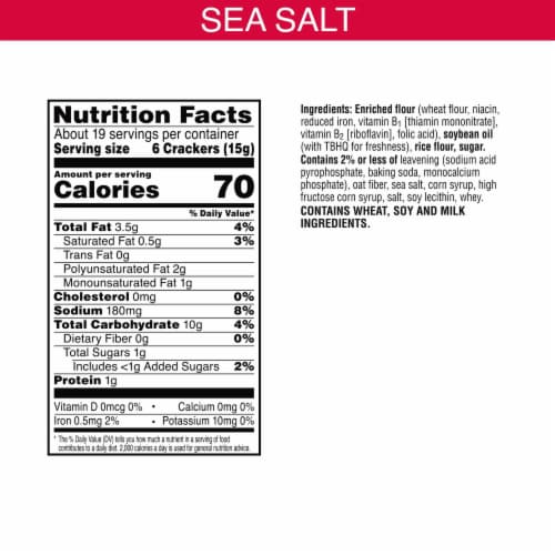Kellogg's Town House Sea Salt Pretzel Flipsides Crackers Perspective: back