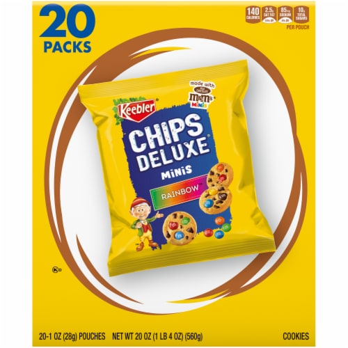 Keebler® Chips Deluxe Rainbow Minis Cookies Perspective: back