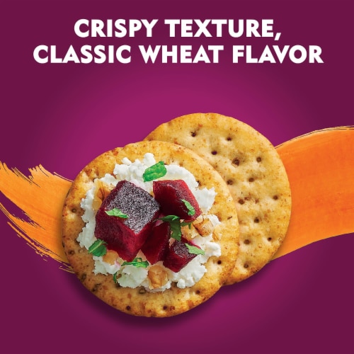 Toasteds® Harvest Wheat Crackers Perspective: back