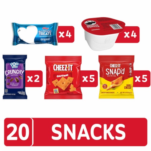 Cheez-It®, Pringles & Pop Tarts Variety Pack Perspective: back