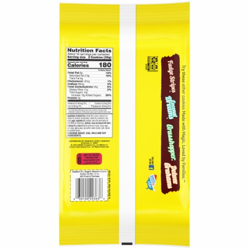 Keebler® E.L.Fudge Double Stuffed Elfwich Sandwich Cookies Perspective: back