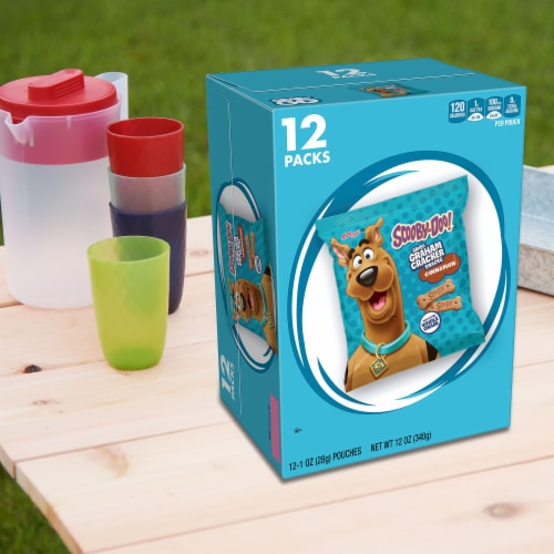 Kellogg's® SCOOBY-DOO! Cinnamon Baked Graham Crackers Multipack Perspective: back