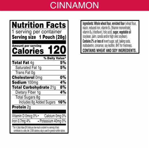 Kellogg's® SCOOBY-DOO! Cinnamon Baked Graham Cracker Snacks Perspective: back