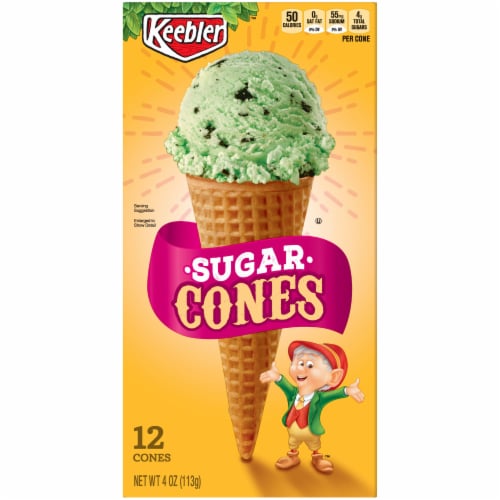 Keebler™ Sugar Cones Perspective: back