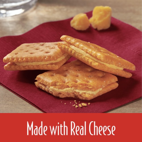 Keebler Cheese and Cheddar Sandwich Crackers Perspective: back