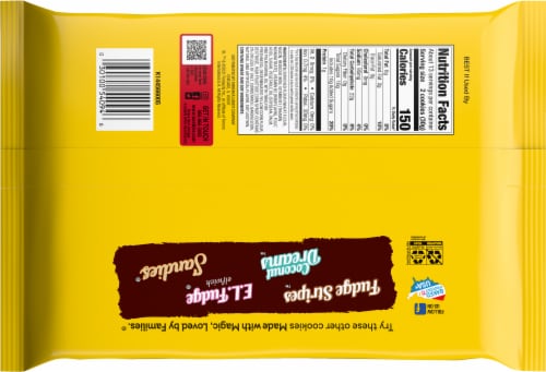 Keebler Vienna Fingers Vanilla Fudge Creme Sandwich Cookies Perspective: back