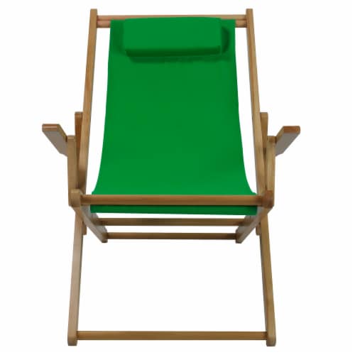 Casual home sling online chair natural frame canvas