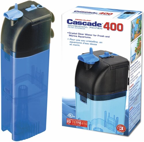 Penn-Plax Cascade 400 Submersible Aquarium Filter Cleans Up to 20 Gallon  Fish Tank, 1 each - Harris Teeter