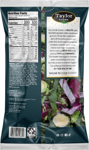 Taylor Farms® Asiago Kale Chopped Salad Kit Perspective: back