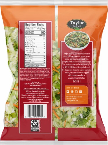 Taylor Farms® Southwest Chopped Salad Kit Family Size Perspective: back