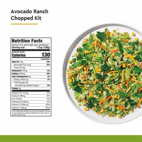 Taylor Farms® Avocado Ranch Chopped Salad Kit Bag, 12.8 oz - Fry's Food  Stores