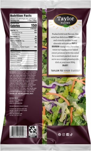 Taylor Farms® Maple Bourbon Bacon Chopped Salad Kit Perspective: back