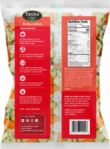Taylor Farms® Southwest Meal Kit Perspective: back
