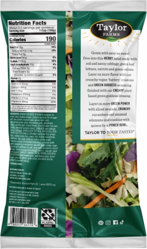 Taylor Farms® Green Goddess Chopped Salad Kit Perspective: back
