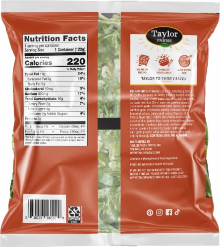 Taylor Farms® Nashville Hot Mini Chopped Salad Kit Bag, 4.3 oz - Fred Meyer