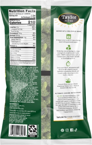 Taylor Farms® Roast Broccoli Caesar Vegetable Kit Perspective: back