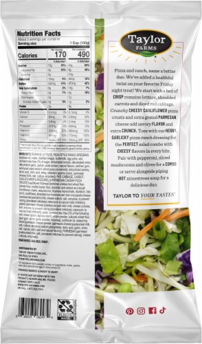 Taylor Farms® Pizza Ranch Chopped Salad Kit Perspective: back