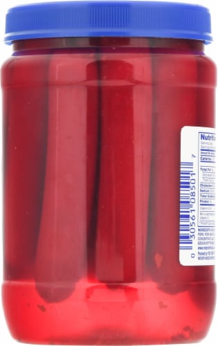 Big John's Red Hots Pickled Sausages Perspective: back