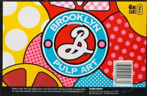 Brooklyn Brewery Pulp Art Hazy IPA Beer Perspective: back