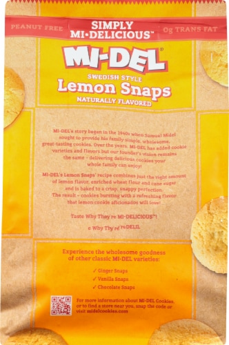 Mi-Del® Lemon Snaps Perspective: back