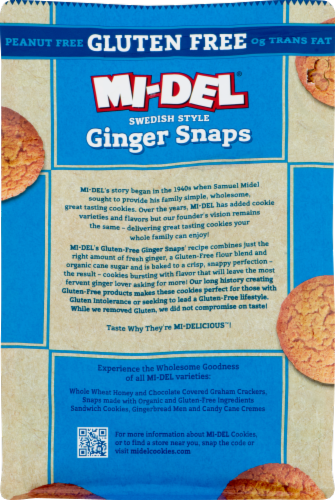 Midel Ginger Snaps Cookies Multipack Perspective: back