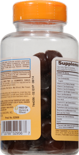Sundown Naturals Adult Multivitamin Gummies Perspective: back