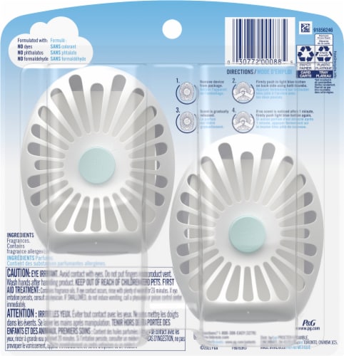Febreze Small Spaces™ Limited Edition Lilac Disposable Air Fresheners Perspective: back