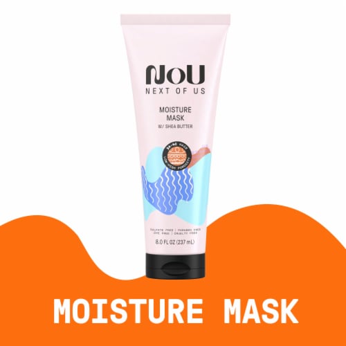NOU Moisture Mask with Shea Butter for Curly and Coily Hair Perspective: back