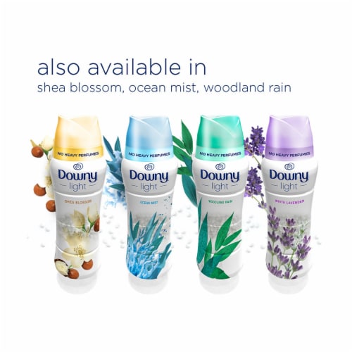 Downy White Lavender Light Laundry Scent Booster Beads Perspective: back