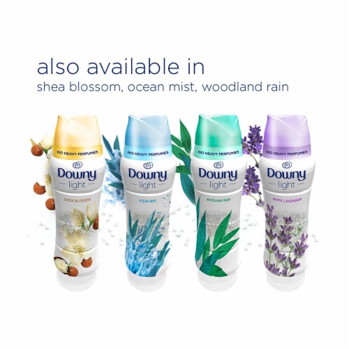 Downy White Lavender Light Laundry Scent Booster Beads Perspective: back